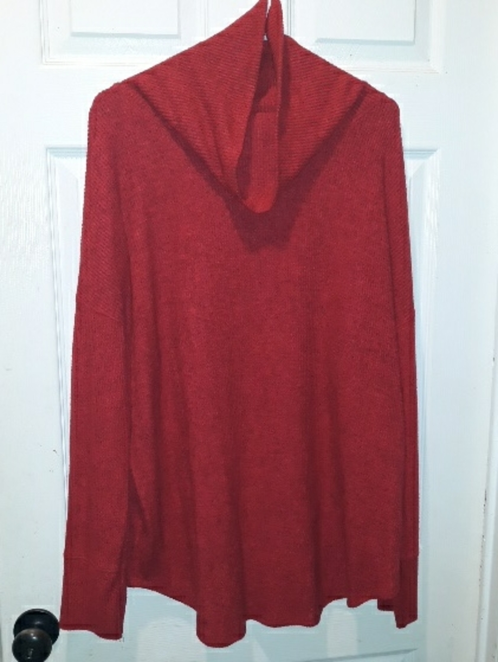Time And Tru Heathered Cowl Neck Sweater 2021